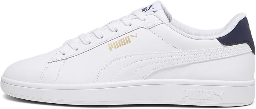 Detalle 2 de PUMA Smash 3.0 Zapatillas 37 EU, White Navy Gold