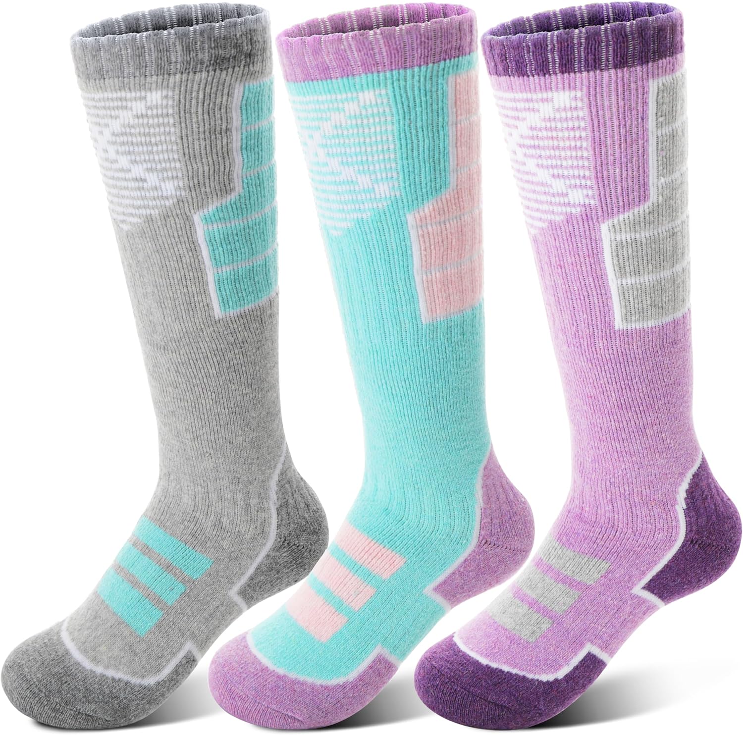 Detalle de Anlisim Merino Wool Ski Socks 3-Pack