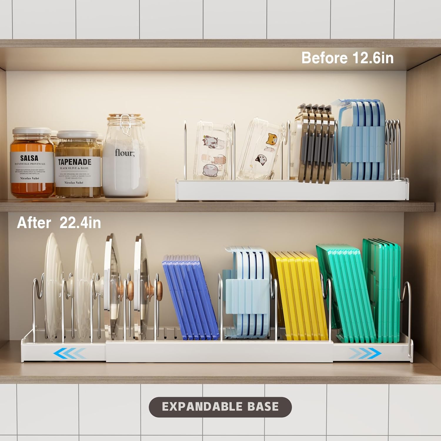 Thumbnail 2 de Magheo 2 Pack Expandable Lid Organizer 22