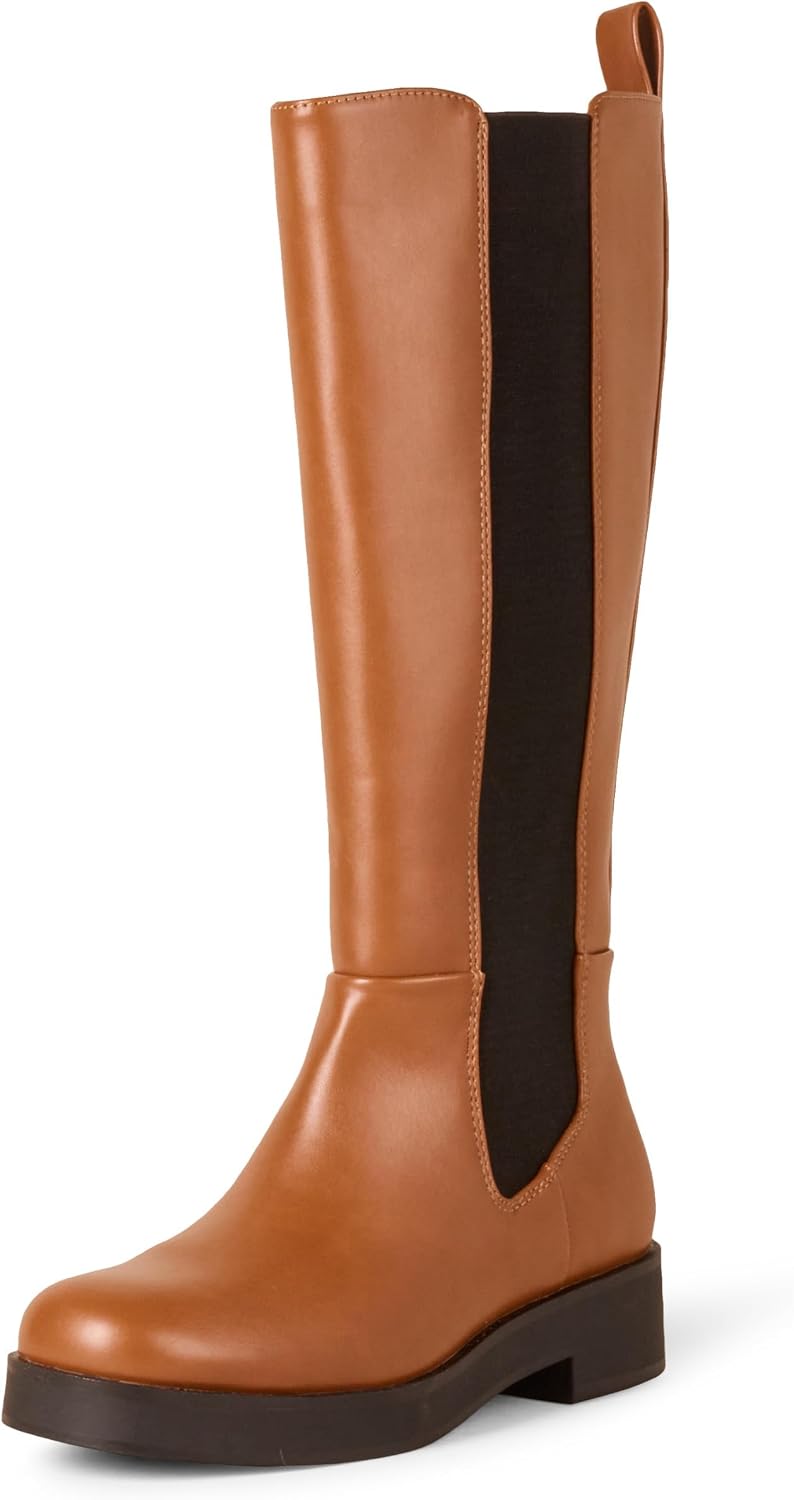 Detalle de Amazon Essentials Women’s Tall-Gusset Knee-High Boots