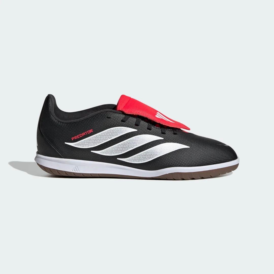 Thumbnail 1 de Zapatilla Adidas Predator Club Indoor: fútbol sala en negro con lengüeta plegable