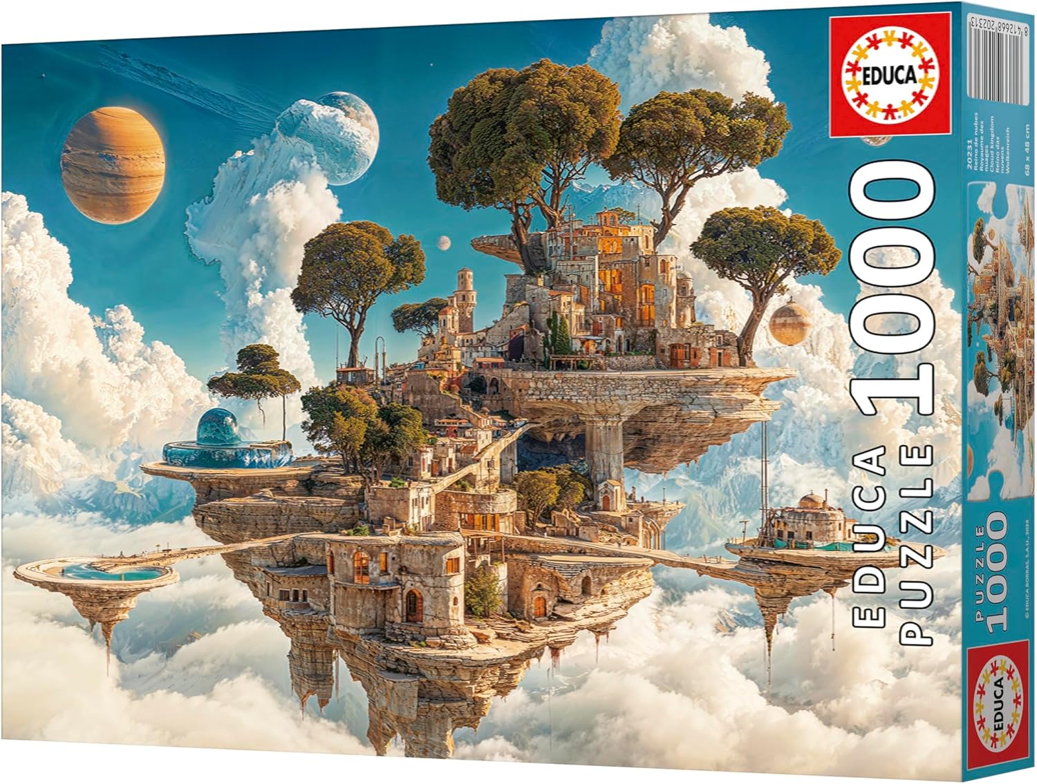 Thumbnail 4 de Puzzle Educa 1000 pièces pour adultes – Royaume des Nuages (68 x 48 cm)