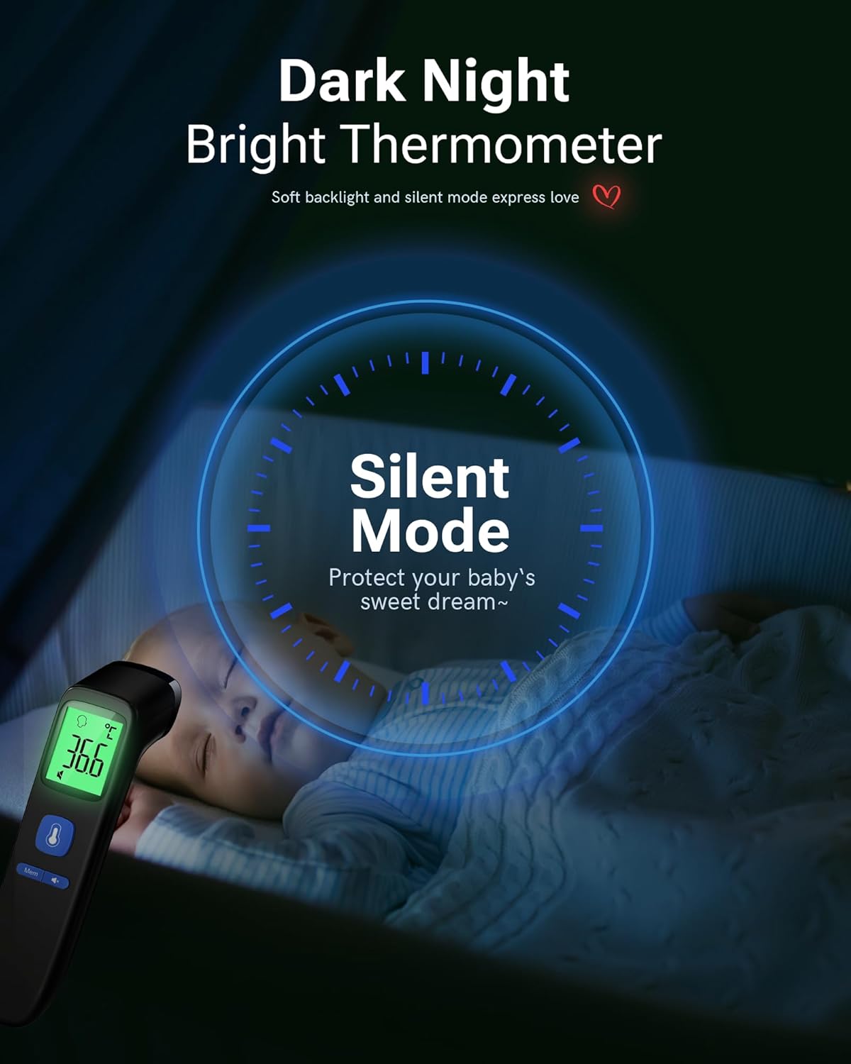 Thumbnail 5 de Forehead thermometer no touch, 1 second