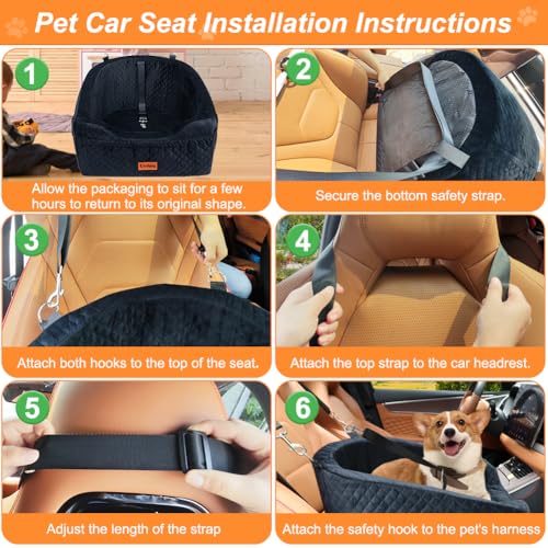 Detalle 2 de Siège auto Vivifying pour petit chien, 11,3 kg ⚙