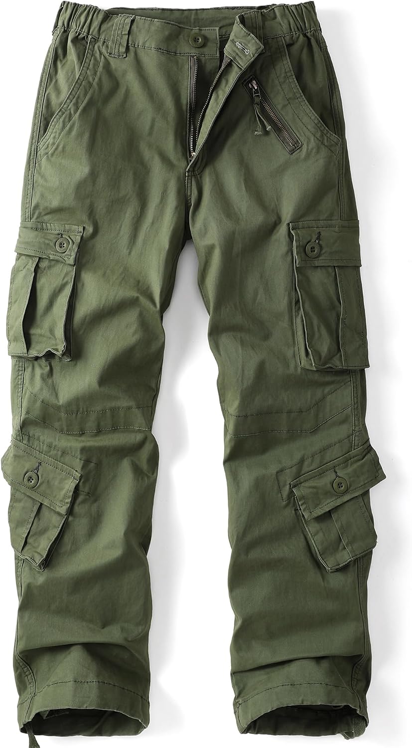 Detalle de JSCARGO Women's Camo Cargo Pants, Cotton Ripstop, 9 Pockets