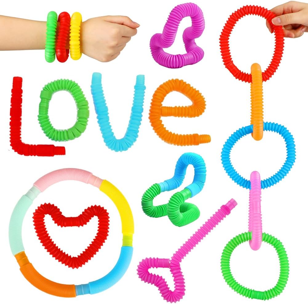 Detalle 2 de 52 Pack Pop Tubes Fidget Toys for Kids