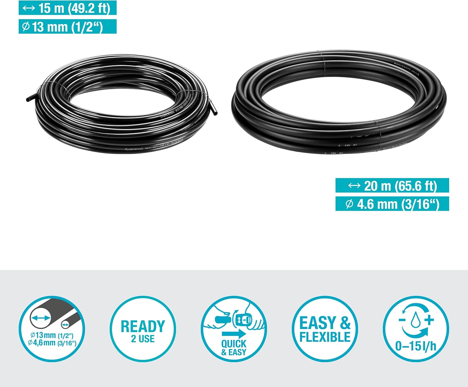 Detalle 2 de Gardena Micro-Drip-System Drip Irrigation Set Terrace (30 plants) – Starter Kit
