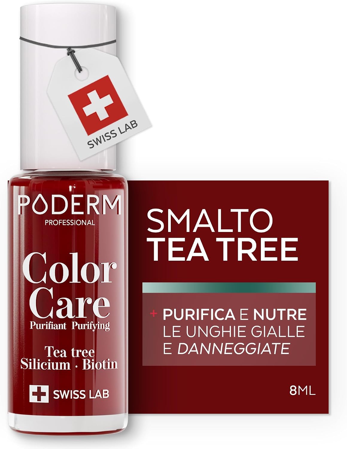 Detalle de PODERM Smalto antimicotico Tea Tree 85% naturale