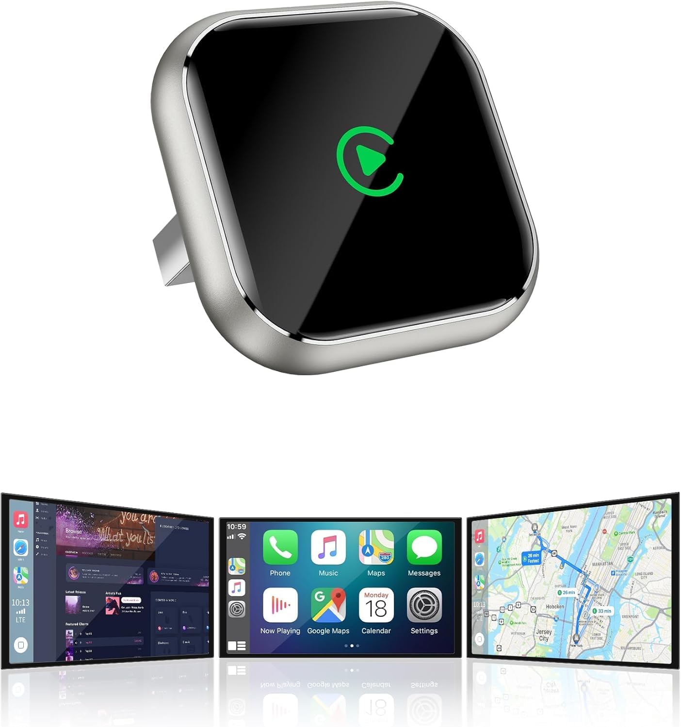 Detalle de QINOJA Wireless CarPlay Adapter 5GHz