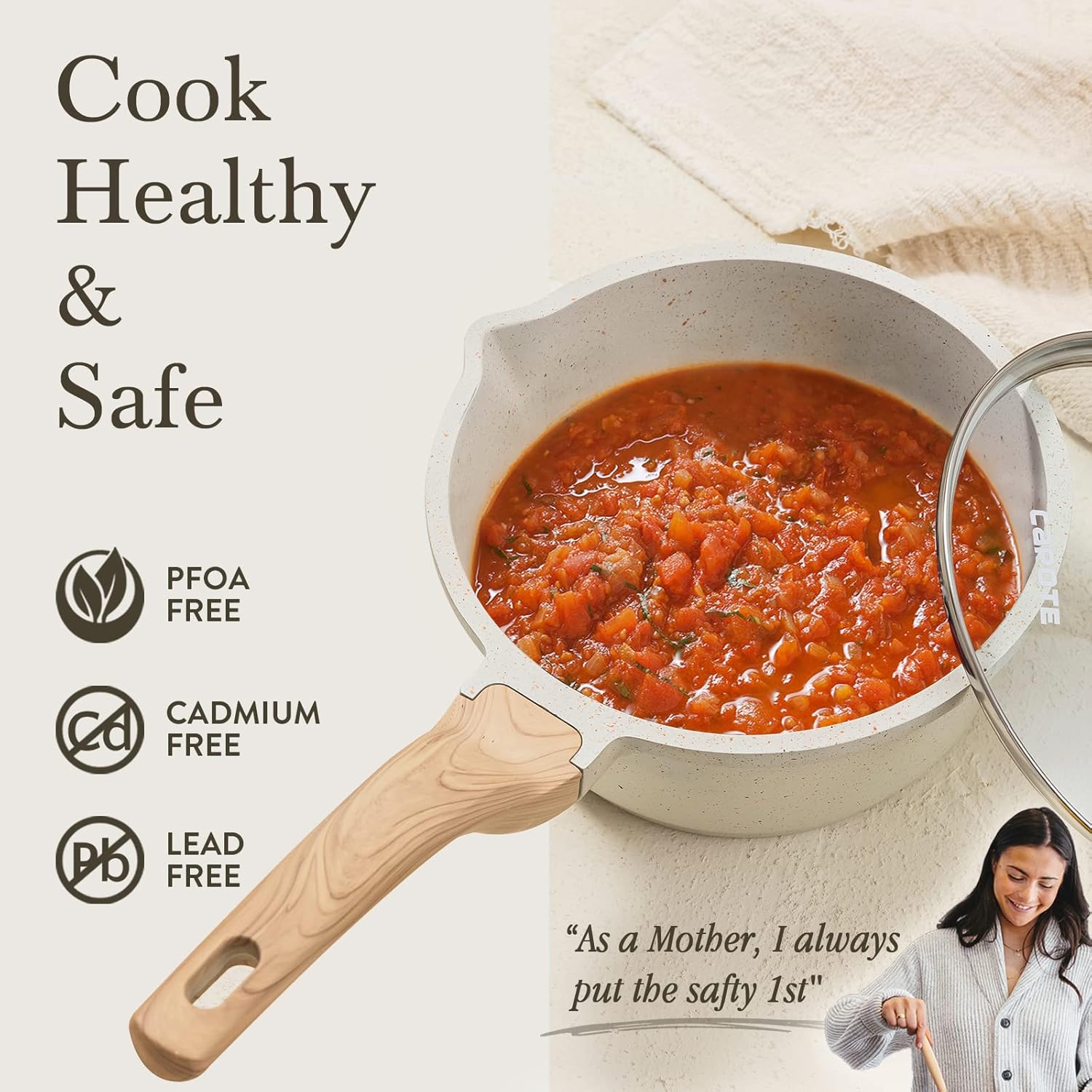 Thumbnail 5 de CAROTE 1.5Qt & 3.0Qt Sauce Pan Set ⚙