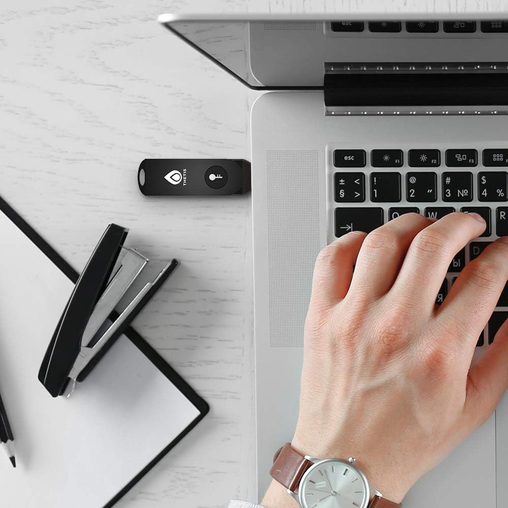 Thumbnail 6 de FIDO2 Security Key with Folding Design by Thetis – Universal USB Type A 2FA for Windows, Linux, and more