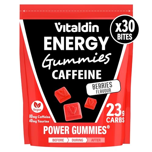 Vitaldin Sport Power Gummies Caffeine & Taurine - Vegano, 30 uds