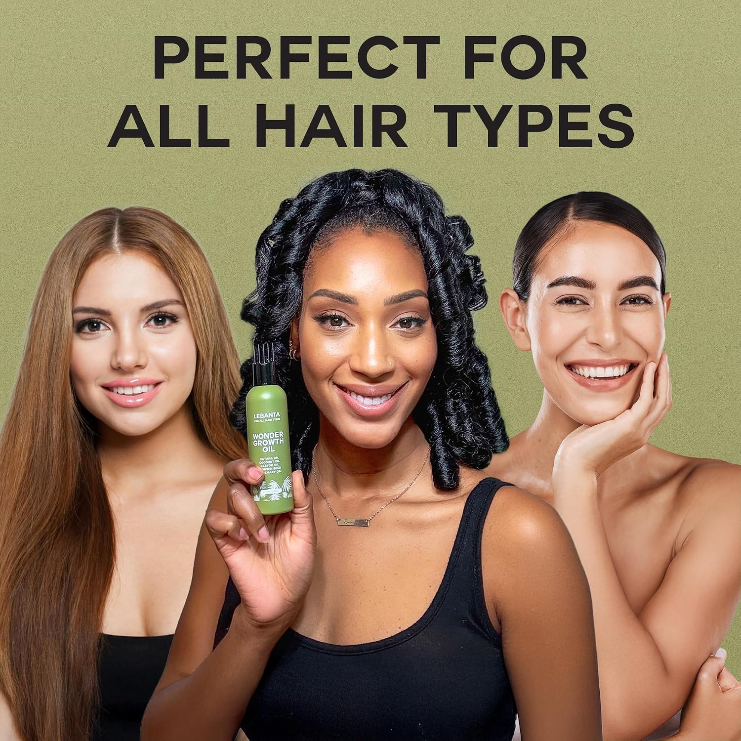 Detalle de Lebanta Batana Oil for Hair - 100% Pure & Natural Blend for Thicker, Stronger-Looking Hair