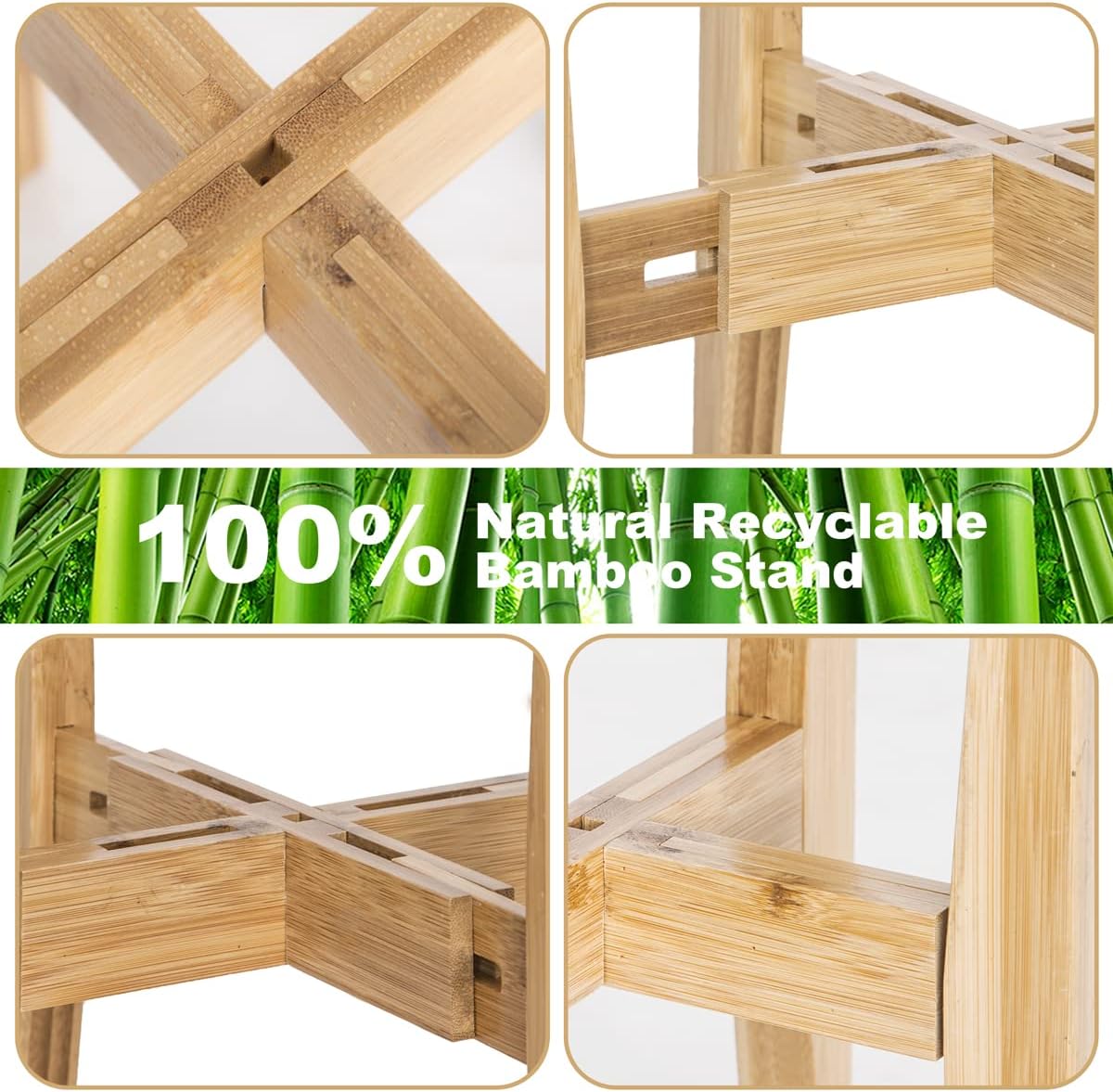 Thumbnail 4 de OERGKE 2-Pack Adjustable Plant Stand