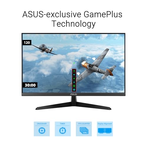Thumbnail 7 de ASUS Moniteur VY279HGR Eye Care – 27 pouces FHD IPS, 120 Hz (OC), Ultra-confort visuel