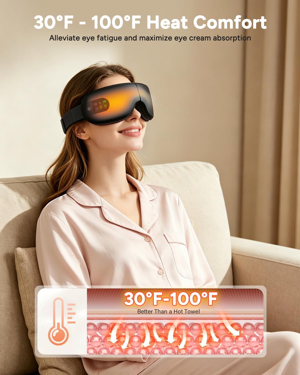 Thumbnail 1 de ZZR SEVEN Eye Massager, 7 Heating Modes