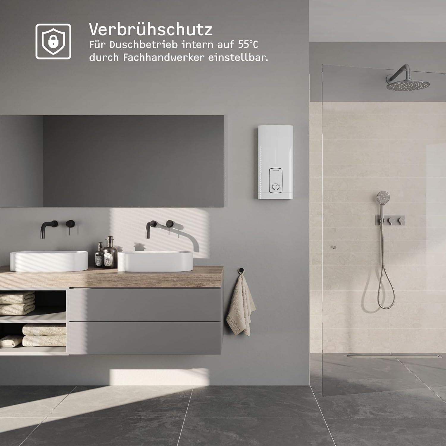 Detalle 1 de Stiebel Eltron DHB 18/21/24 ST Trend Durchlauferhitzer