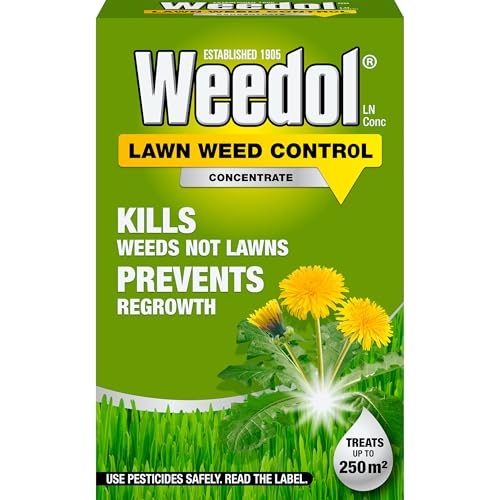 Weedol Lawn Weedkiller, Concentrate (500ML) – Kills Weeds Not Lawns