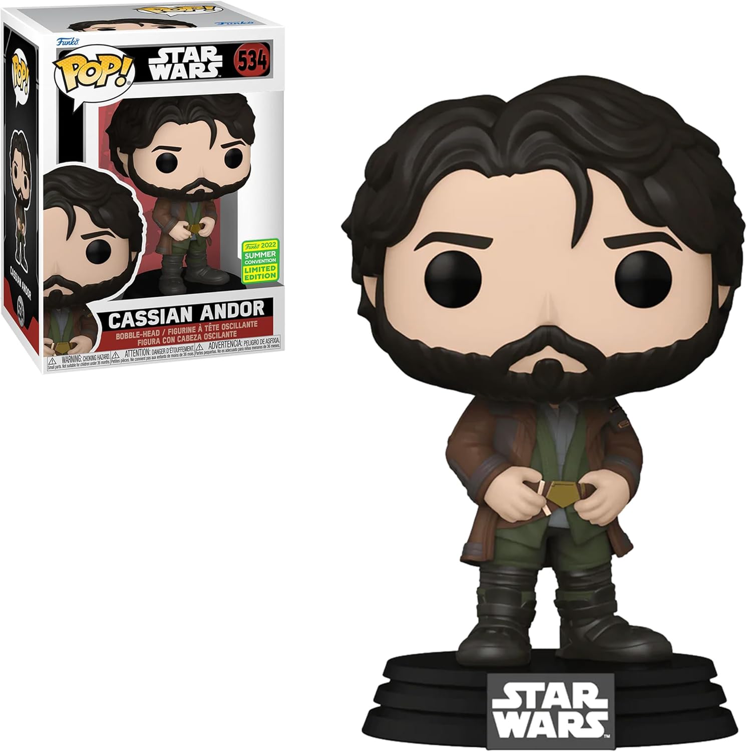 Thumbnail 2 de Funko Star Wars: Andor – Cassian Andor Pop! Vinyl Figure (2022 Summer Convention Exclusive)