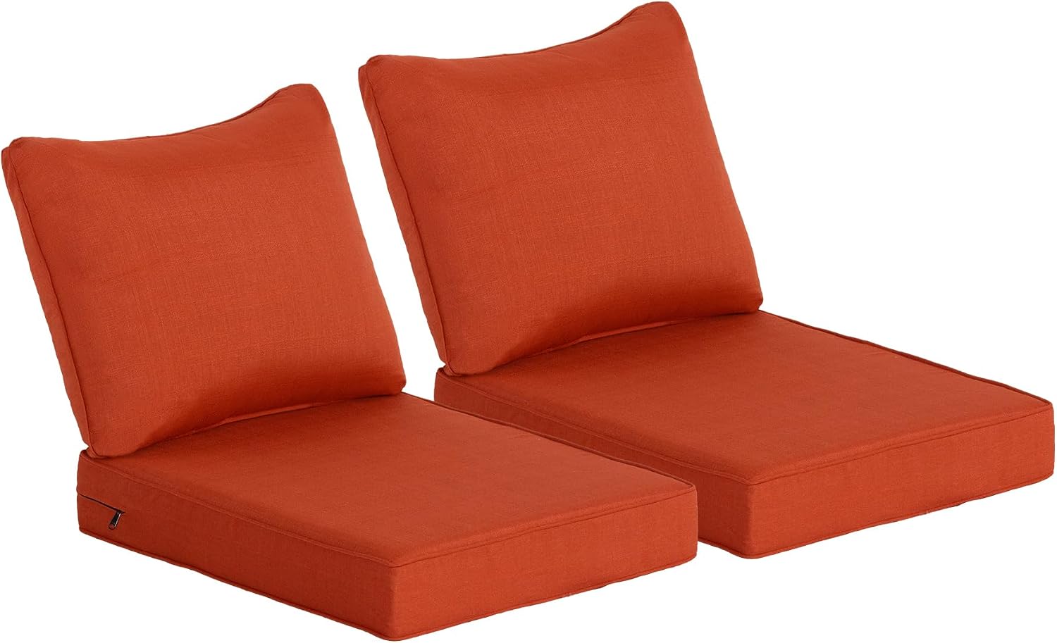 Detalle 2 de Localive Deep Seat Patio Cushion Set of 2, Quarry Red, Water-Resistant