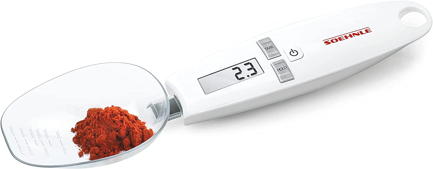 Detalle de Soehnle Cooking Star Digital Measuring Spoon, 0.1 g Graduation, 500 g Capacity