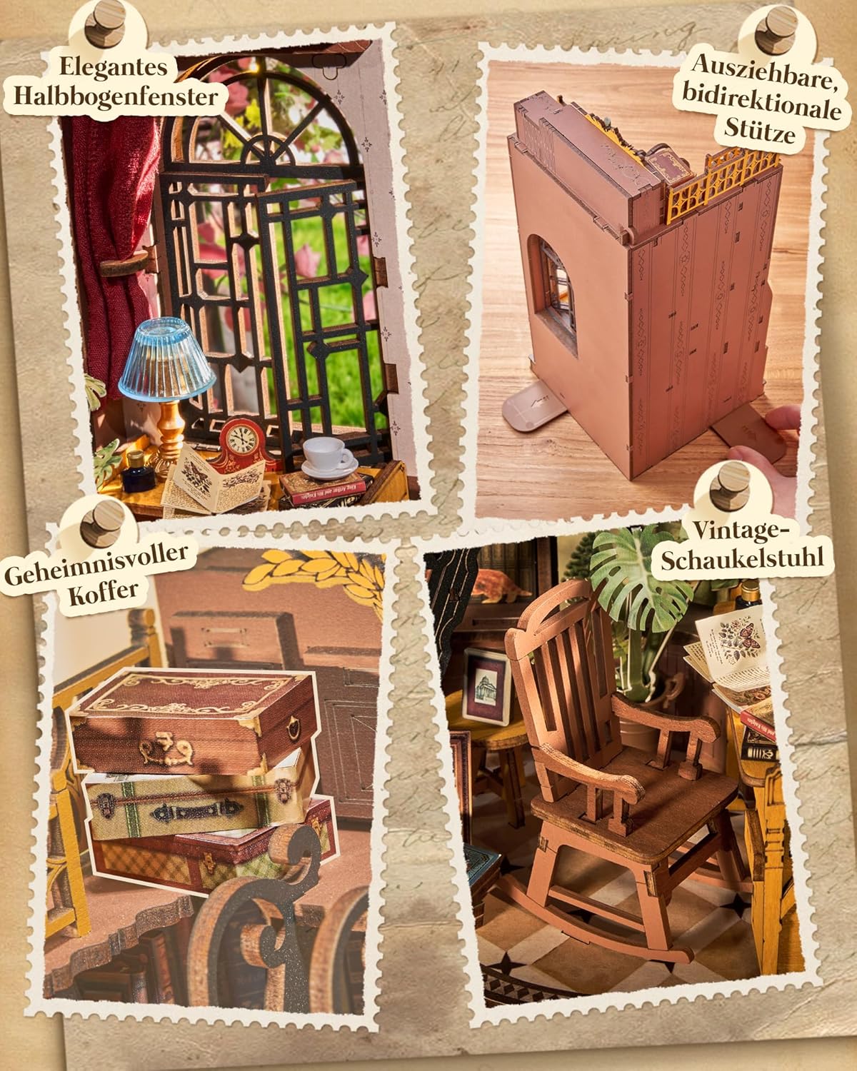 Detalle 1 de Rolife Book Nook Silent Corner 3,5 h 🏠
