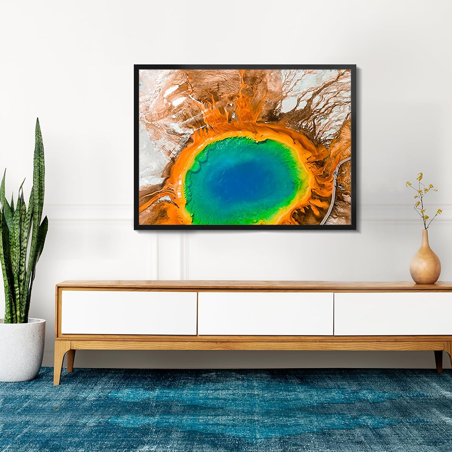 Thumbnail 4 de Veleclo 22.375x34 Picture Frame (Black) with Shatter-Resistant Plexiglass for Wall Display, 1 Pack