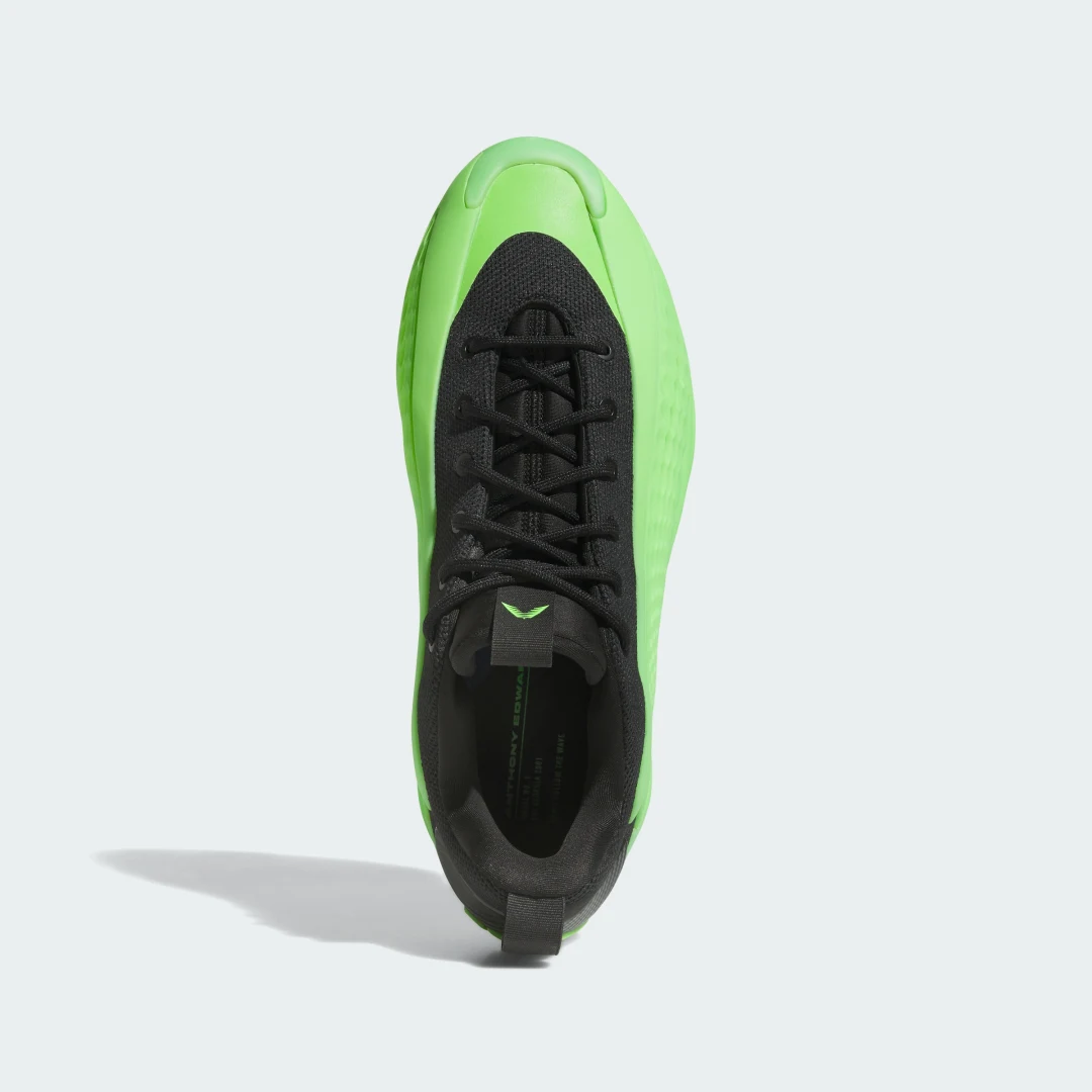 Detalle de Zapatilla Anthony Edwards 1 Low Basketball de Adidas — color Verde