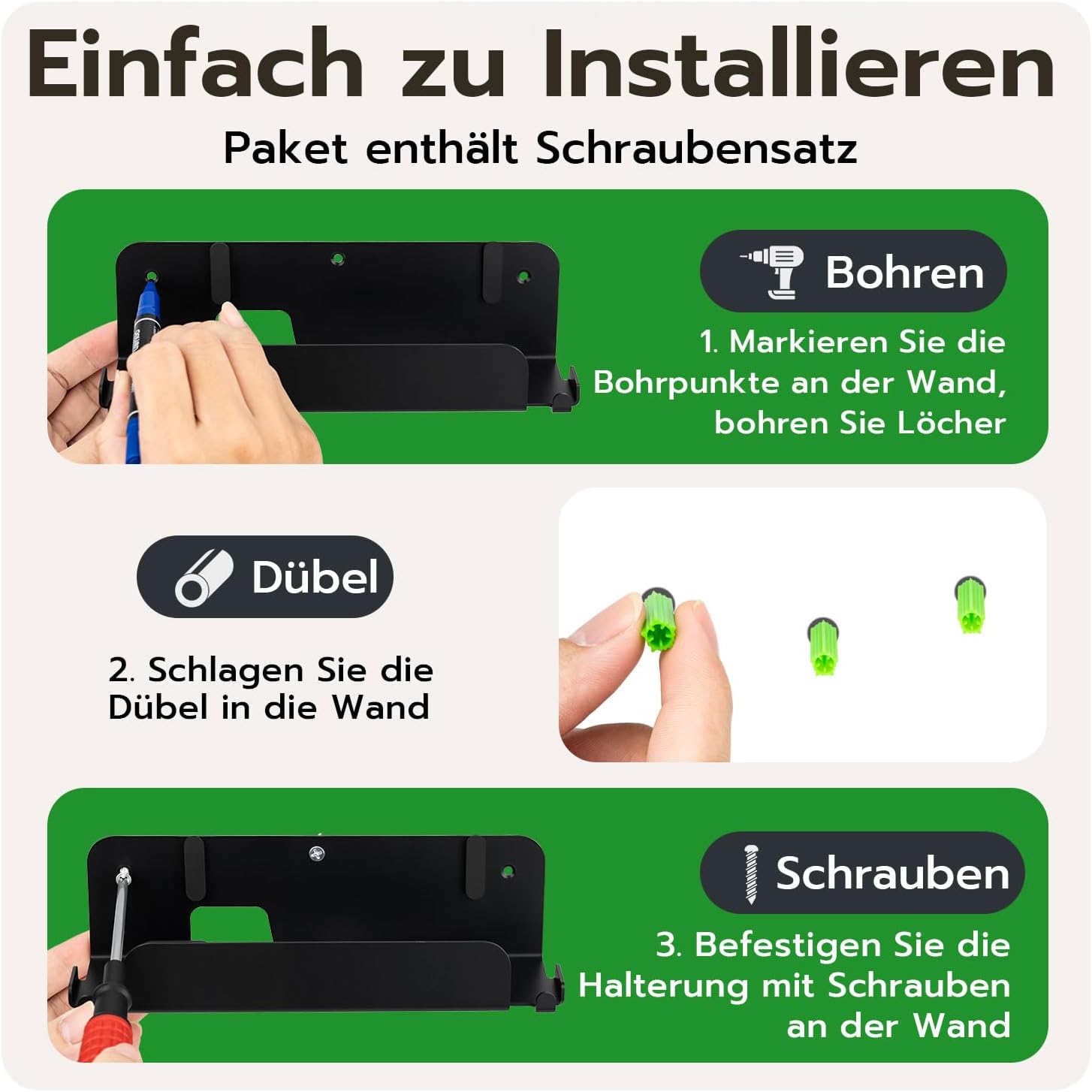 Detalle de Tolesum Wandhalterung für Nintendo Switch 2 – robuste Metallhalterung mit gutem Belüftungsdesign