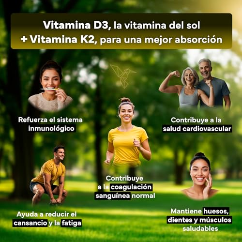 Thumbnail 2 de SEVENS NUTRITION Vitamina D3 y K2 MK7 4000 UI/200 µg en Aceite de Oliva Virgen Extra — Alta Biodisponibilidad para Huesos, Músculos e Inmunidad