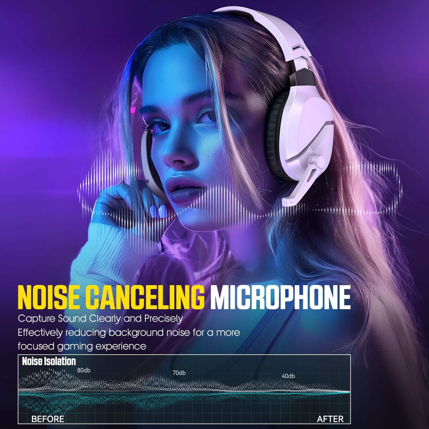 Detalle 2 de WolfLawS Wireless Gaming Headset