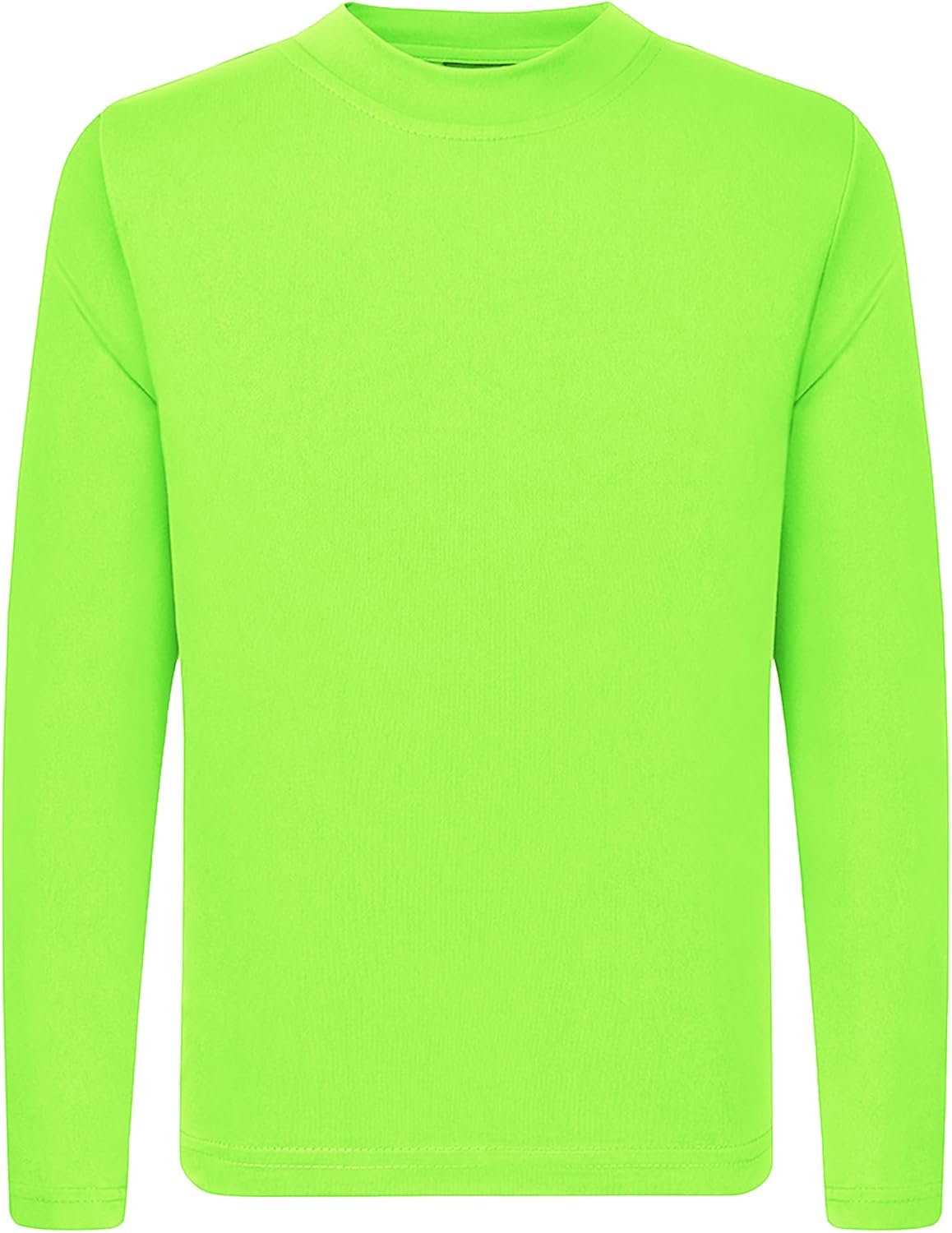 Detalle de QBK UPF 50+ Dry Fit Long Sleeve Neon Rash Guard T-Shirt for Kids (3T–16Y)