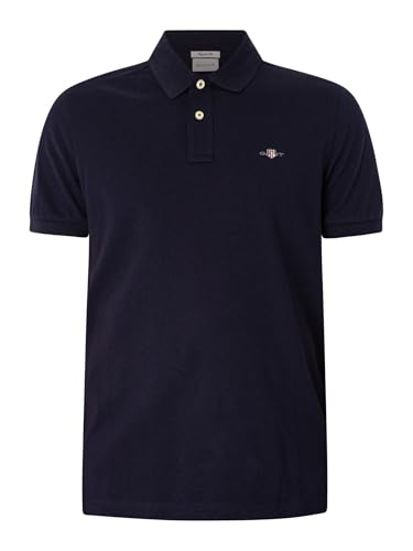 Thumbnail 4 de GANT Shield Polo piqué Evening Blue L para hombre