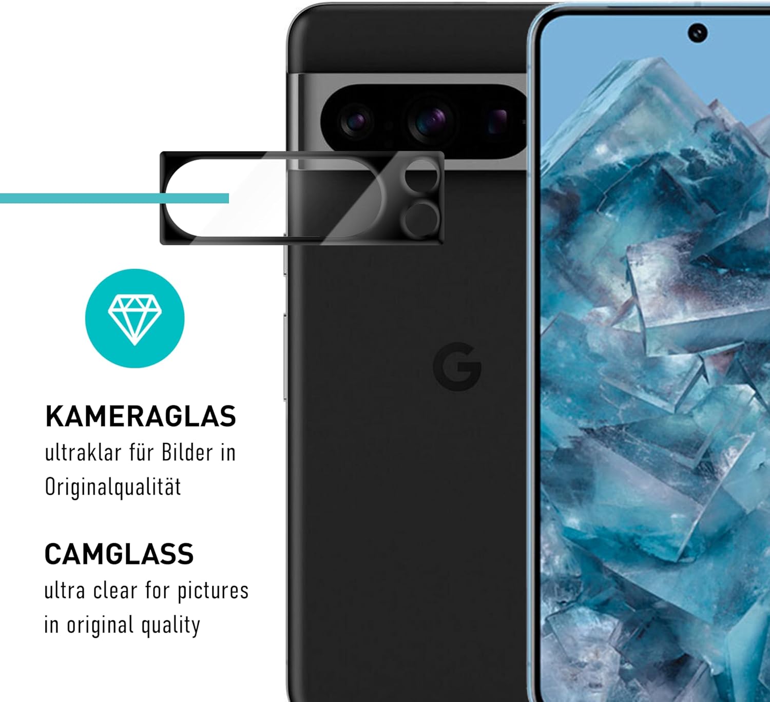 Thumbnail 6 de SmarTect TPU Screen Protector for Google Pixel 8 Pro, 2 Films and 2 Camera Glasses