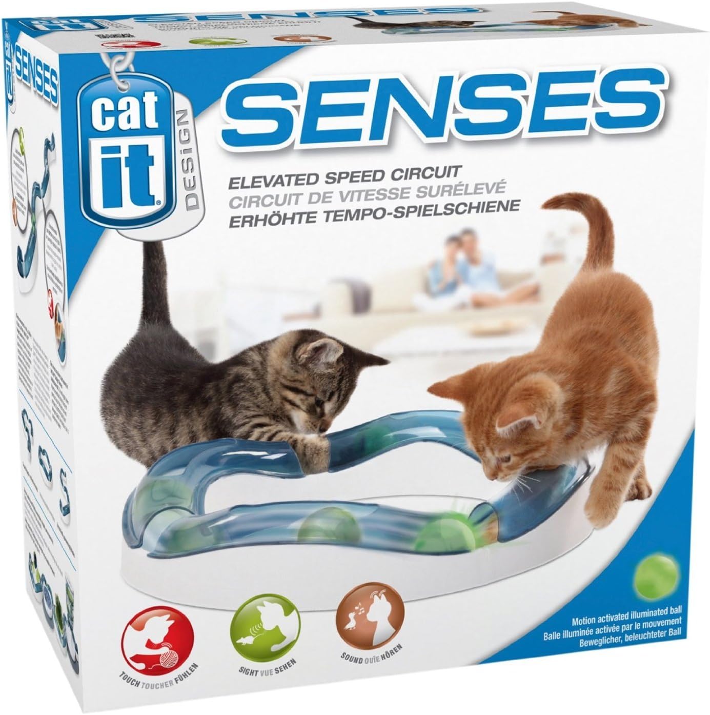 Thumbnail 2 de Catit Aire de Jeux Super Roller Grand Huit avec Balle Lumineuse pour Chat Large Breeds