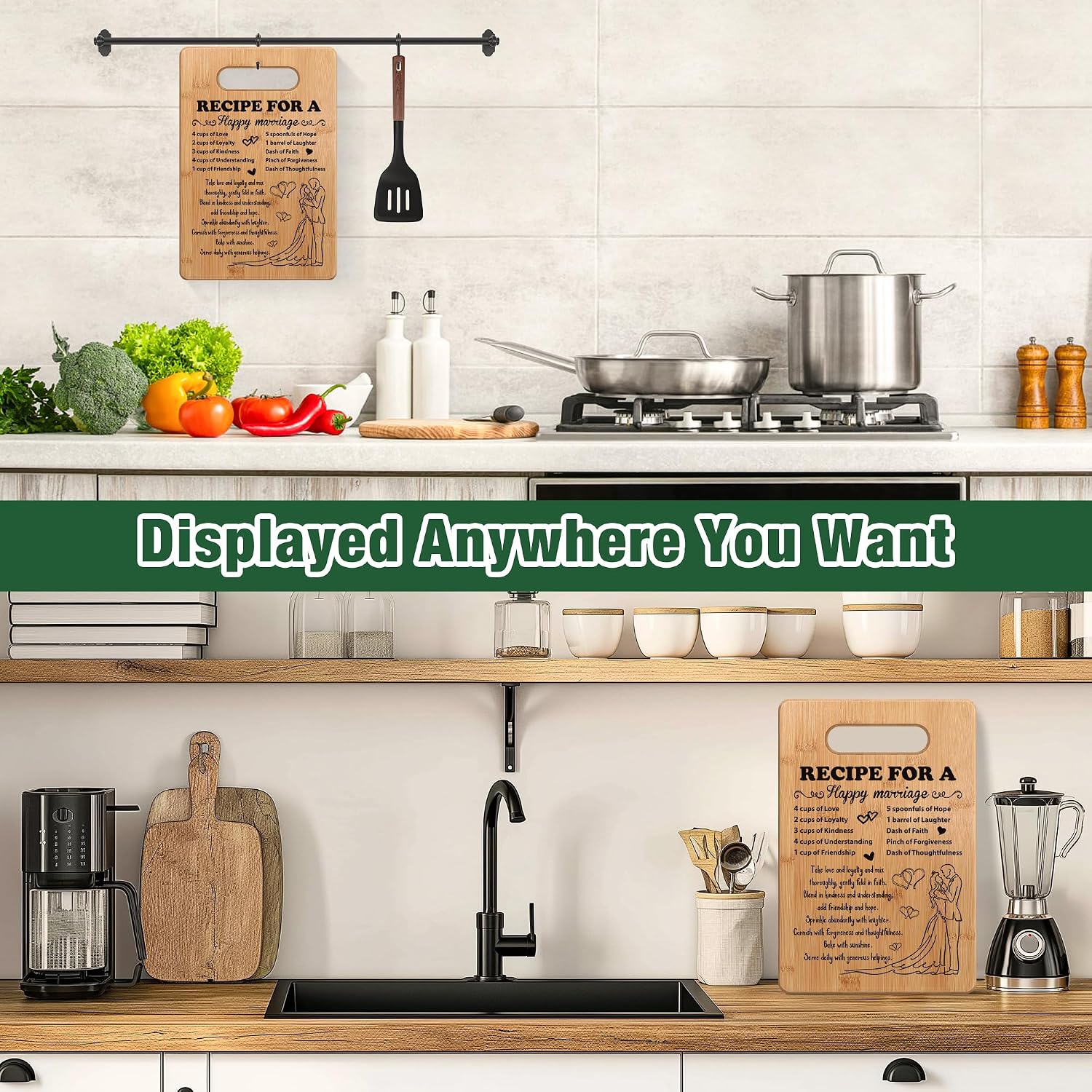 Detalle 2 de Wedding Gift for Couple 2026 cutting board