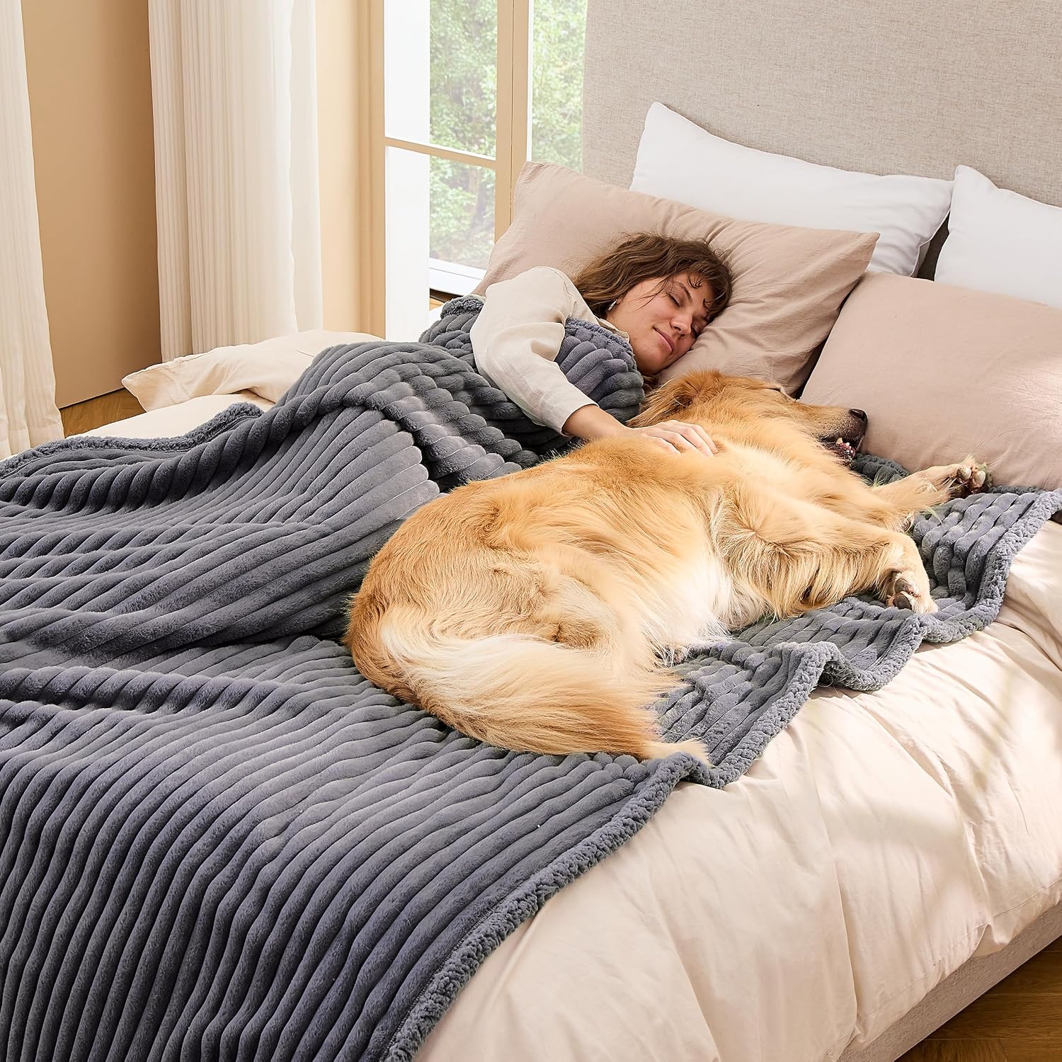 Detalle de Krifey Waterproof Dog Blanket 60" x 80