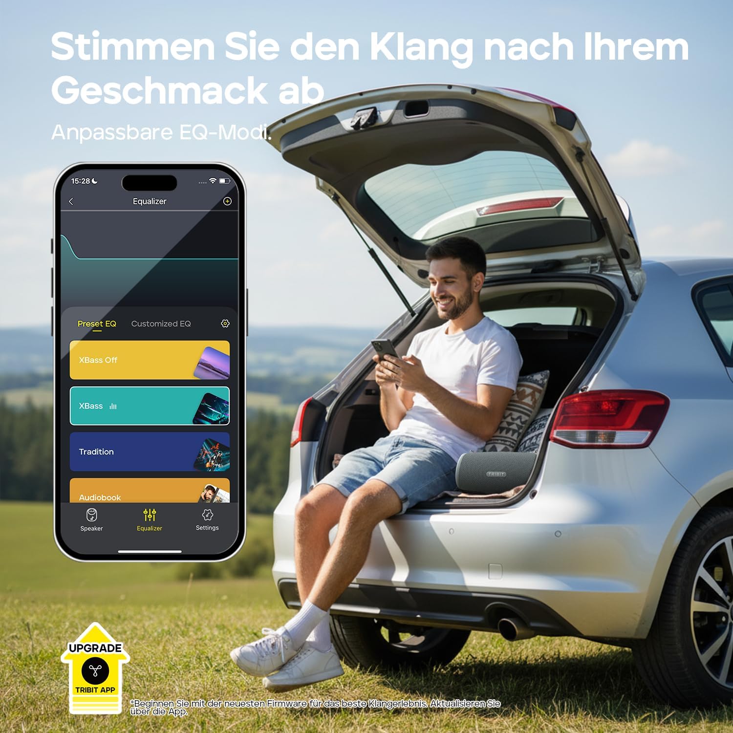 Thumbnail 6 de Tribit StormBox Lava: Groß, robust und lautstark – 80 W Outdoor-Bluetooth-Lautsprecher mit IP67, 24 h Akku und EQ