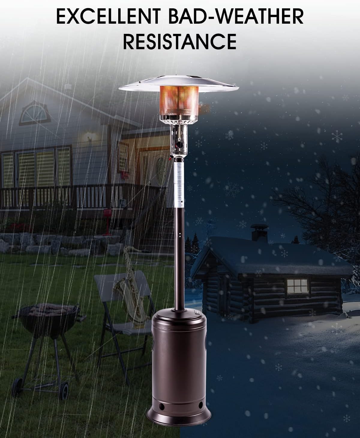 Detalle 2 de Legacy Heating Patio Heater, Mocha