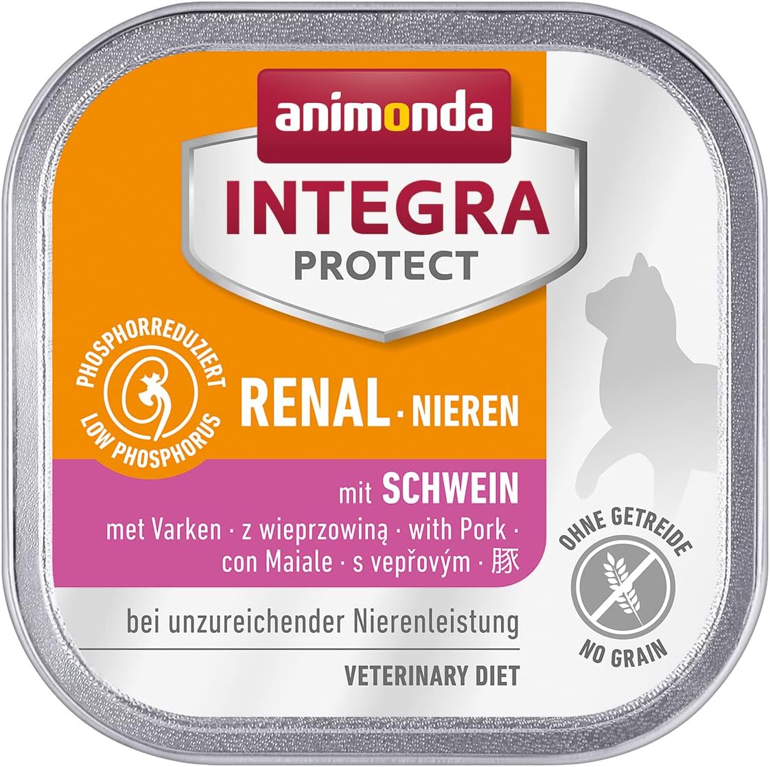 Detalle 2 de animonda INTEGRA PROTECT Renal Nassfutter für Katzen – Rind, 16 x 100 g