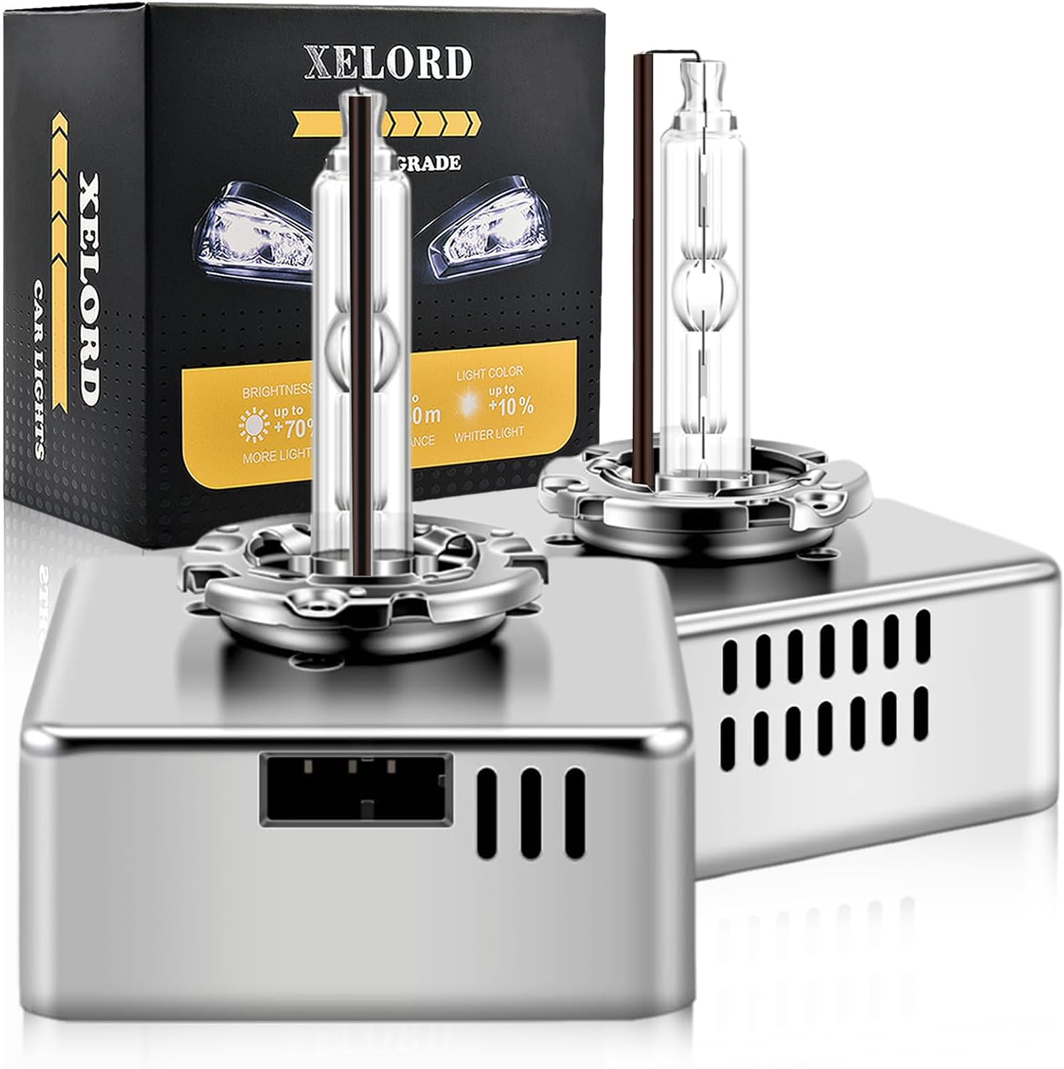 Detalle de XELORD D5S Xenon Lampadine 35W 6000K per Auto | Doppia Lampadina HID Plug and Play