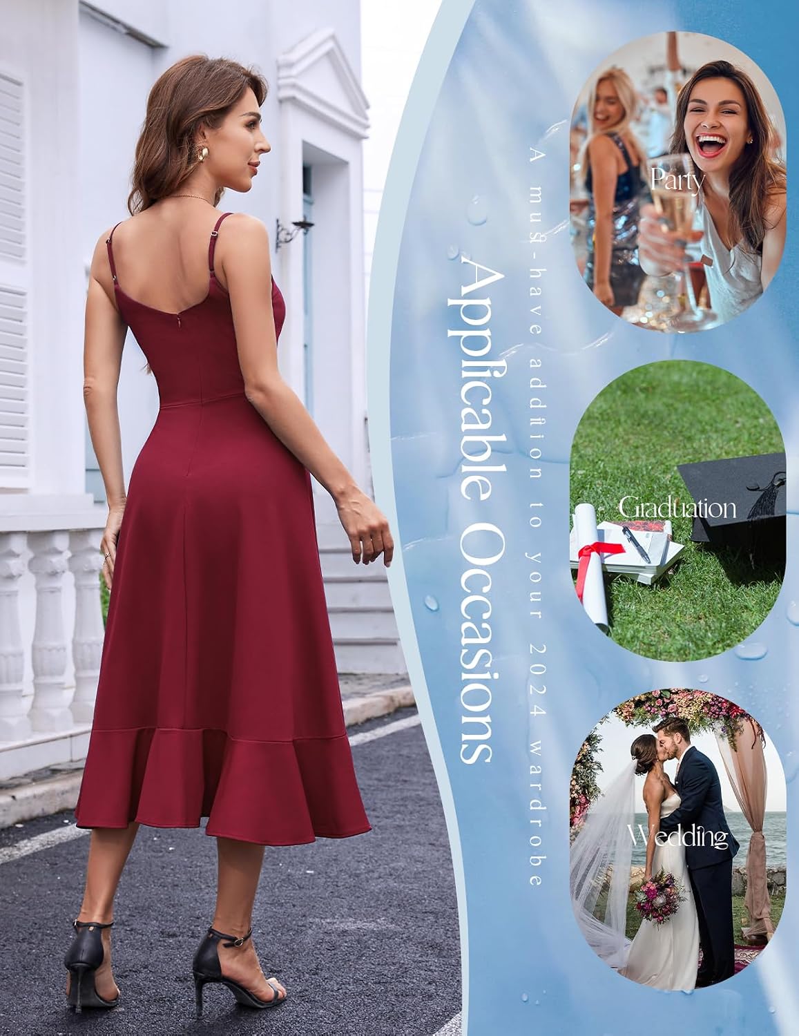 Thumbnail 3 de DRESSTELLS Cocktailkleid Damen Festlich