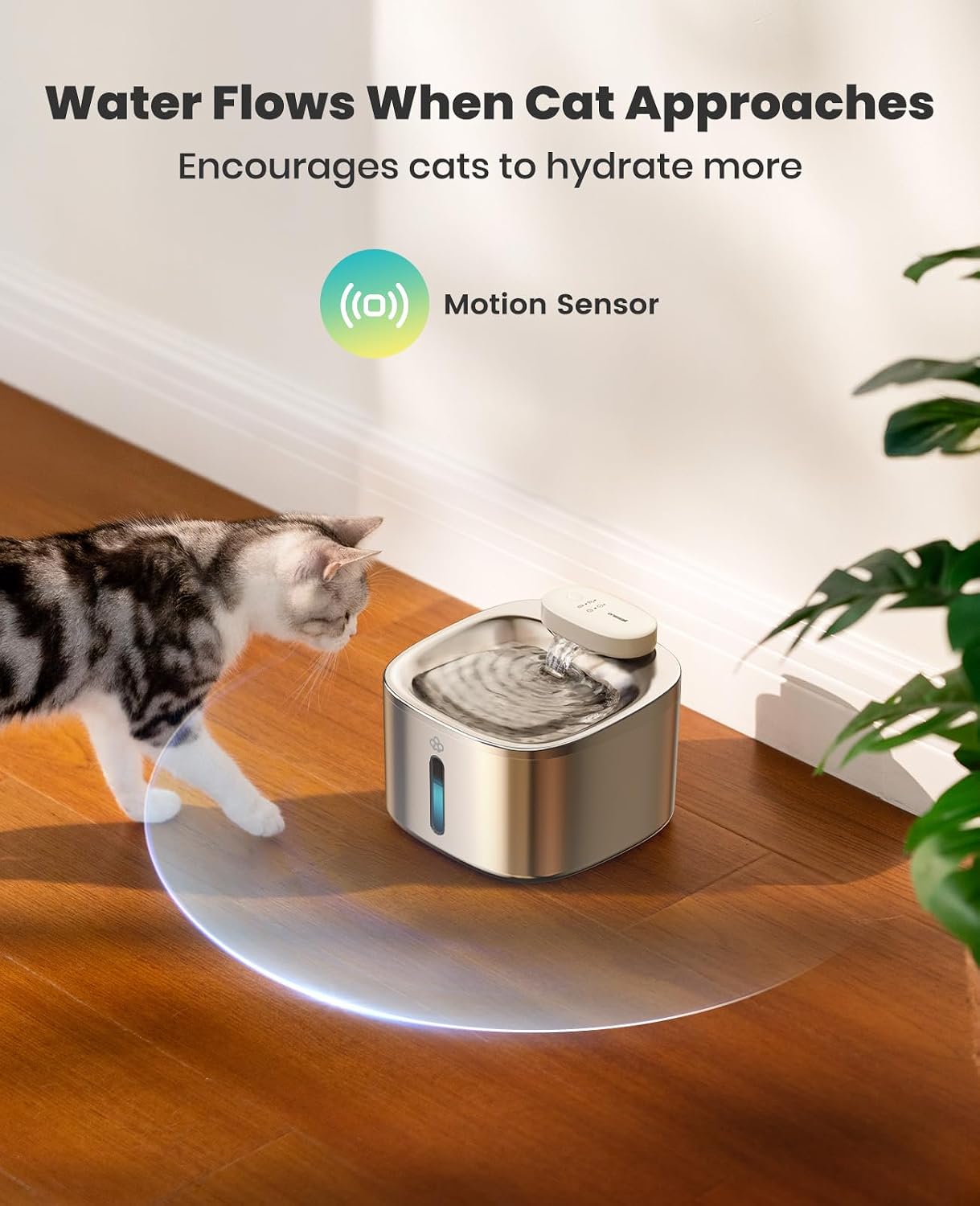 Thumbnail 2 de oneisall Wireless Cat Water Fountain