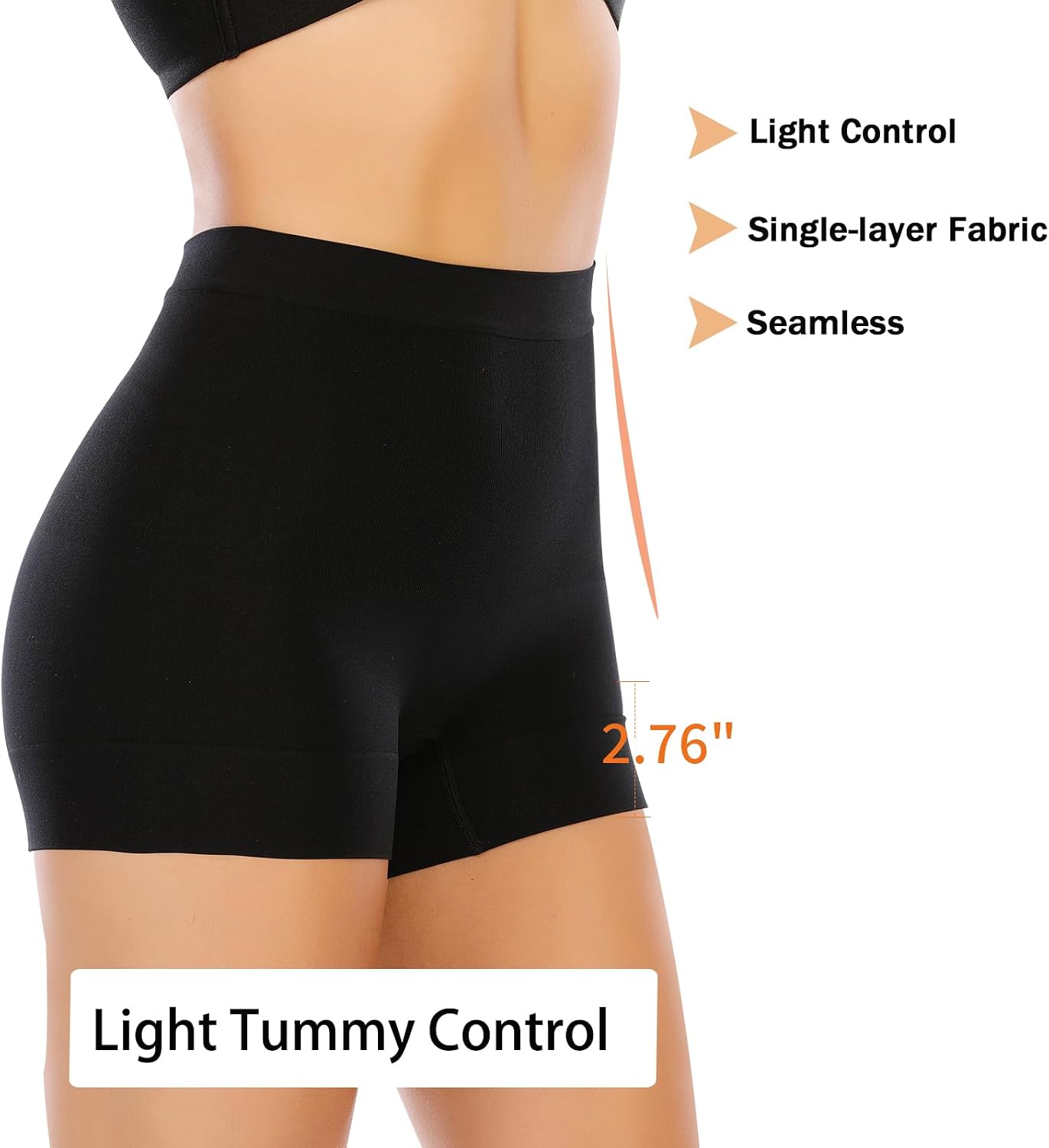 Detalle de Womens Seamless Shaping Boyshorts Panties with Tummy Control