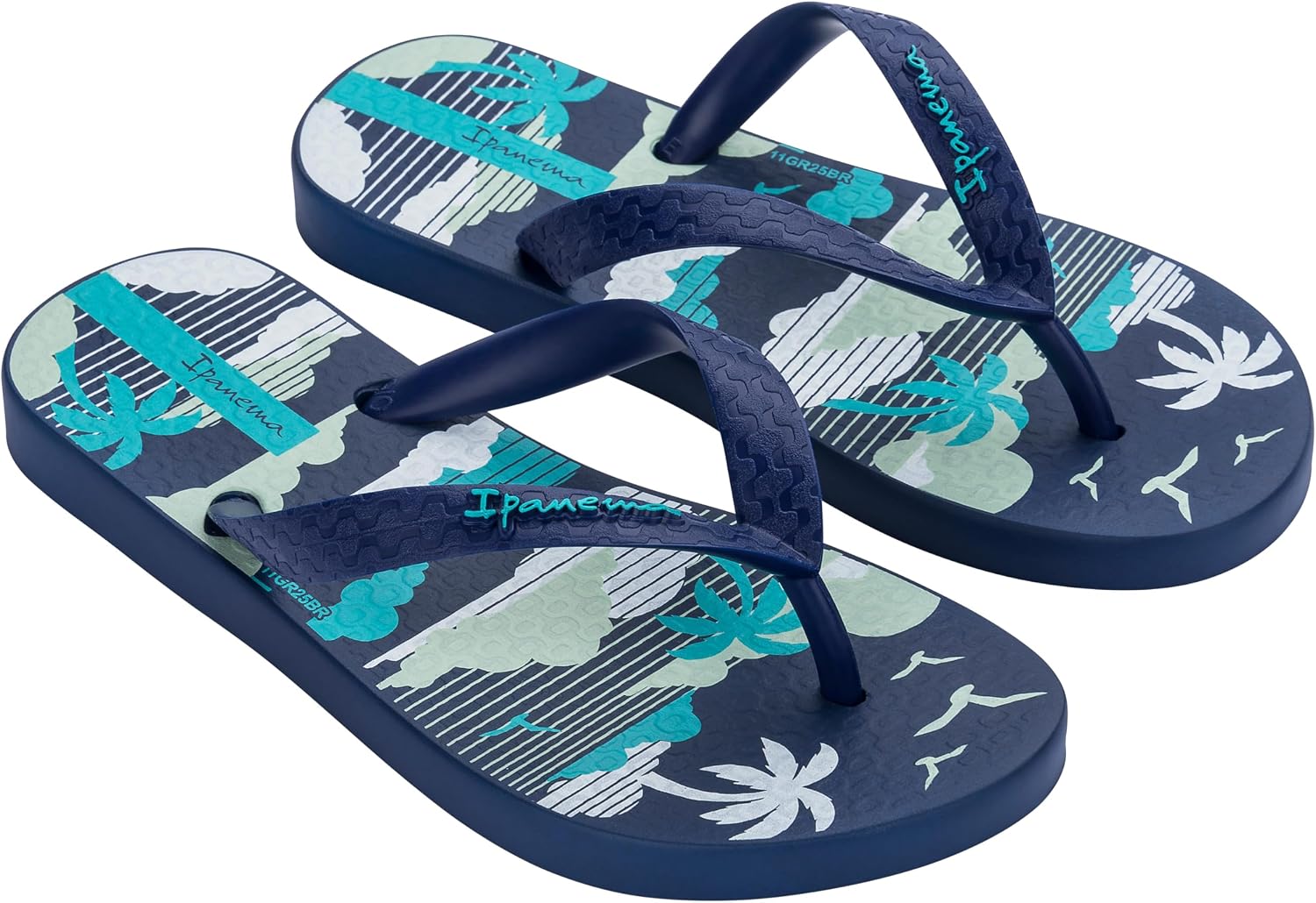 Detalle de Ipanema Temas Boys Kids Flip-Flop Garçon — Tongs colorées et confortables pour enfants