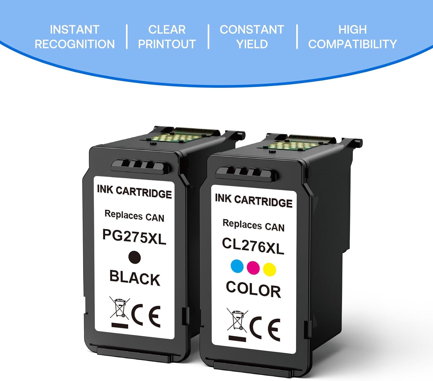Thumbnail 3 de PG-275XL CL-276XL Ink Replacement for Canon 275/276 Series (Remanufactured 275XL & 276XL)