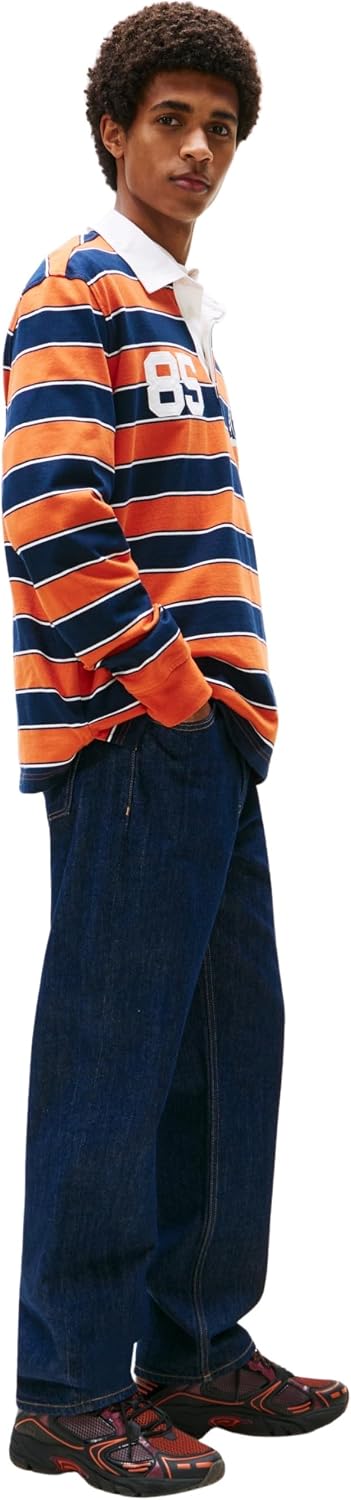 Detalle 2 de Tommy Jeans Sonny Rglr Tprd Di4156 Dm0dm22186 – Pantaloni in Denim Unisex, Regular Fit