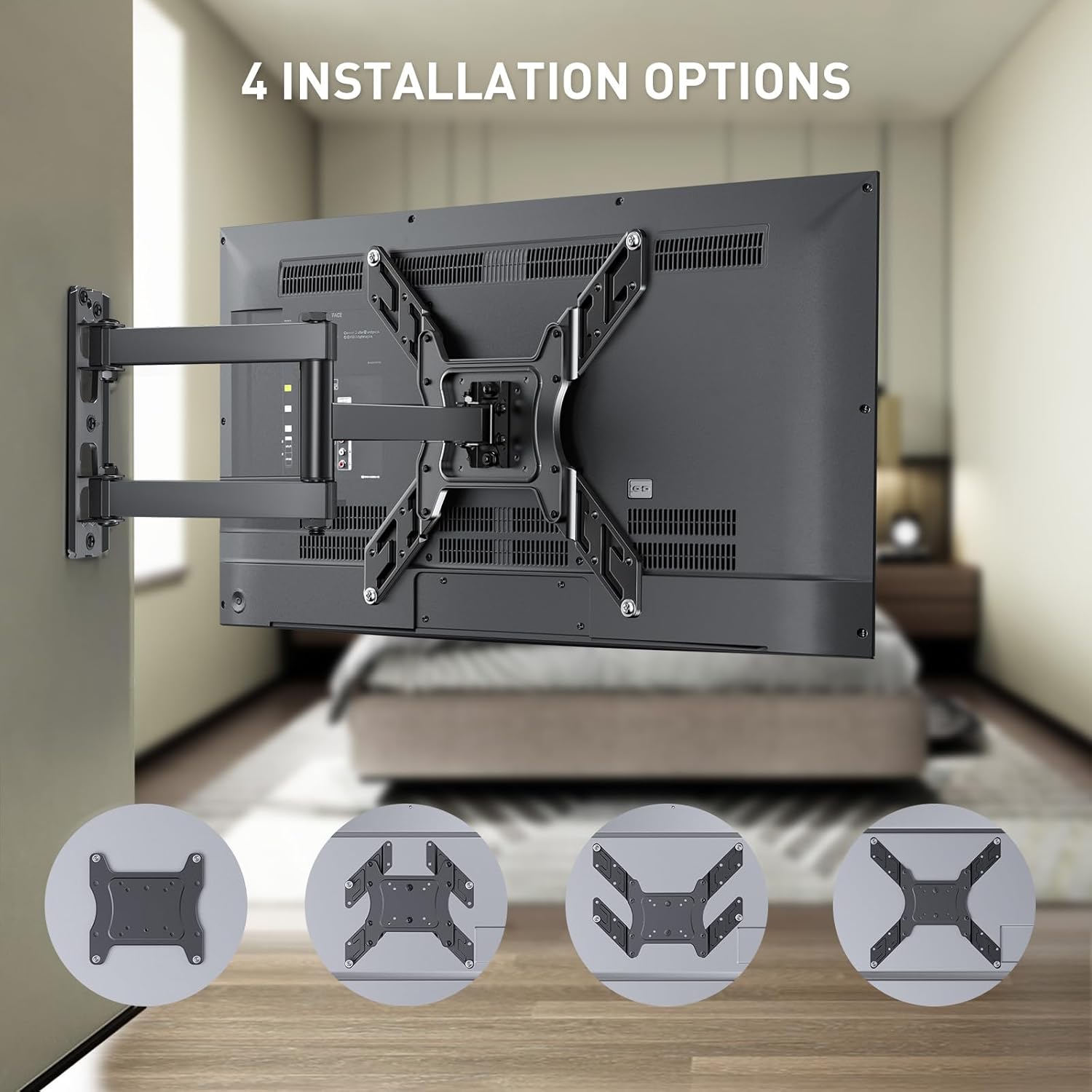 Thumbnail 1 de Perlegear PGMFK6 TV wall bracket 26–60 inch, 45kg