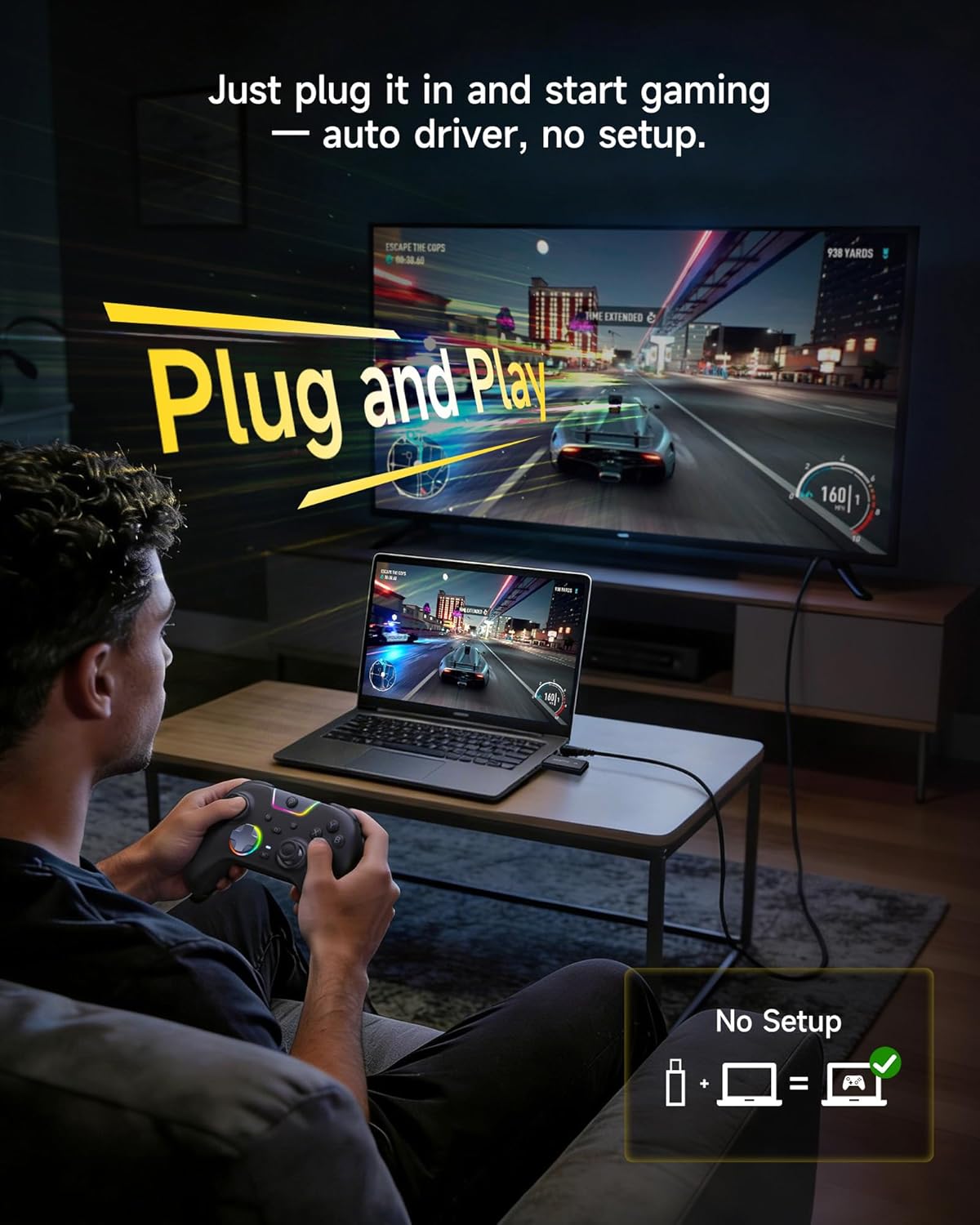 Thumbnail 3 de EasySMX X05Pro Wireless PC Controller 1000mAh