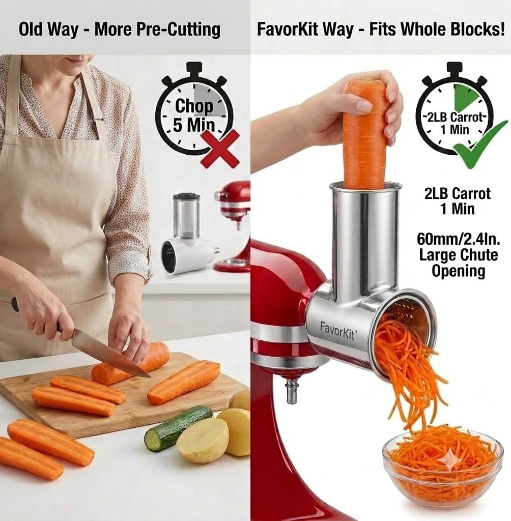 Thumbnail 3 de FavorKit Slicer Shredder Attachment 3 blades